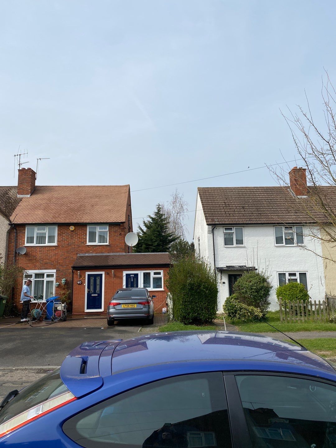 Roof Clean - Moss Removal using Honda 15lpm Low Pressure Washing Machine by Ges Exterior Cleaning ltd