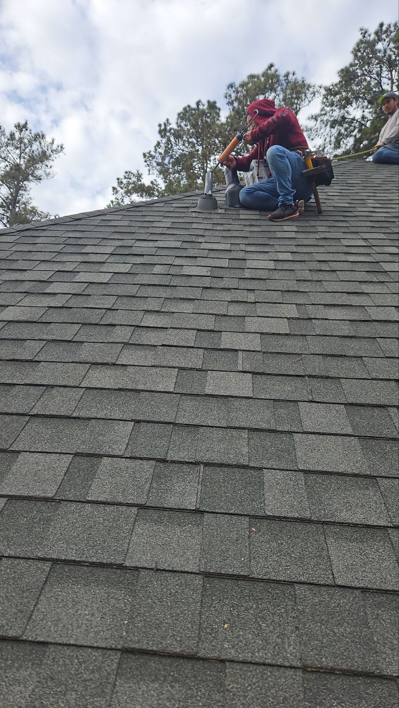 Roof Repair with PermaBoots, Gutter Installation, Cleaning, using 6" Seamless Gutters and Leaf Filter Guards by Indigo State Roofing