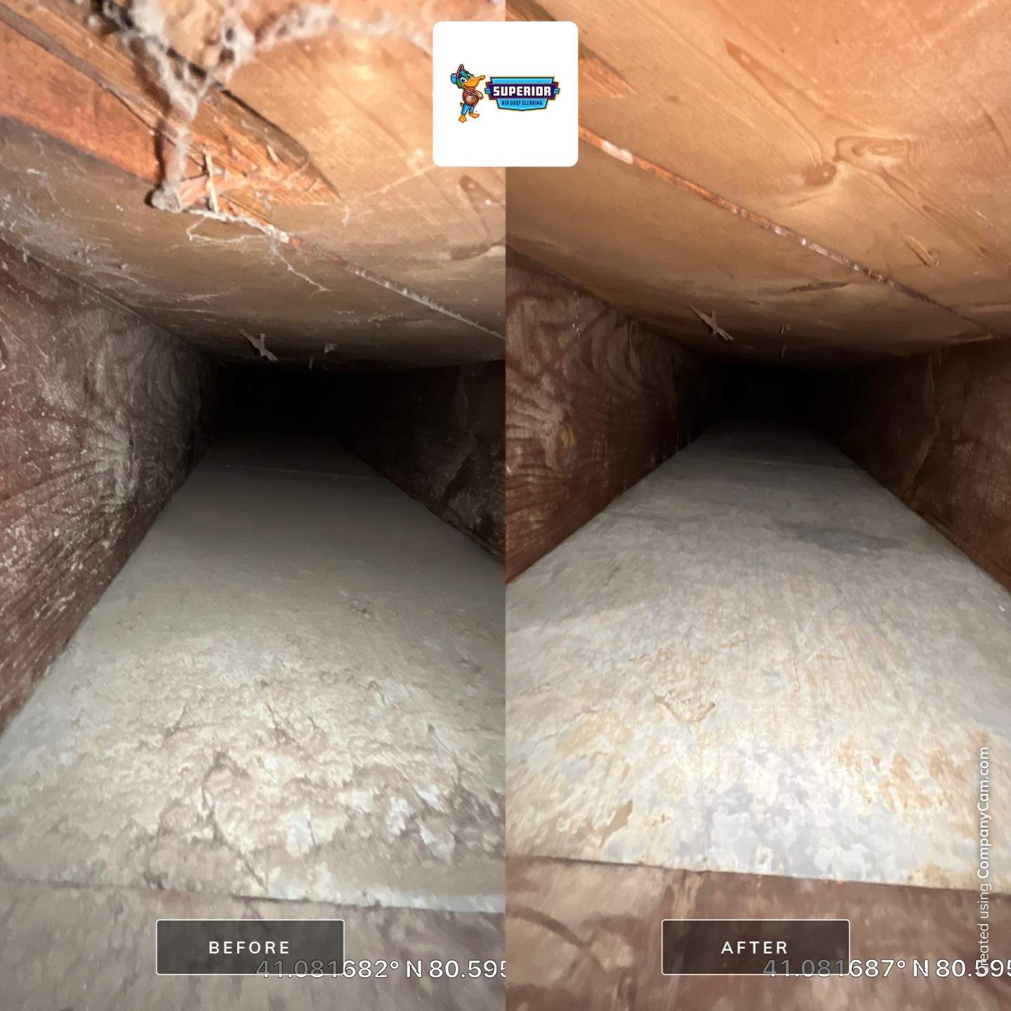 Air Duct Cleaning With a Vacuum Truck in Campbell, OH by Superior Air Duct Cleaning