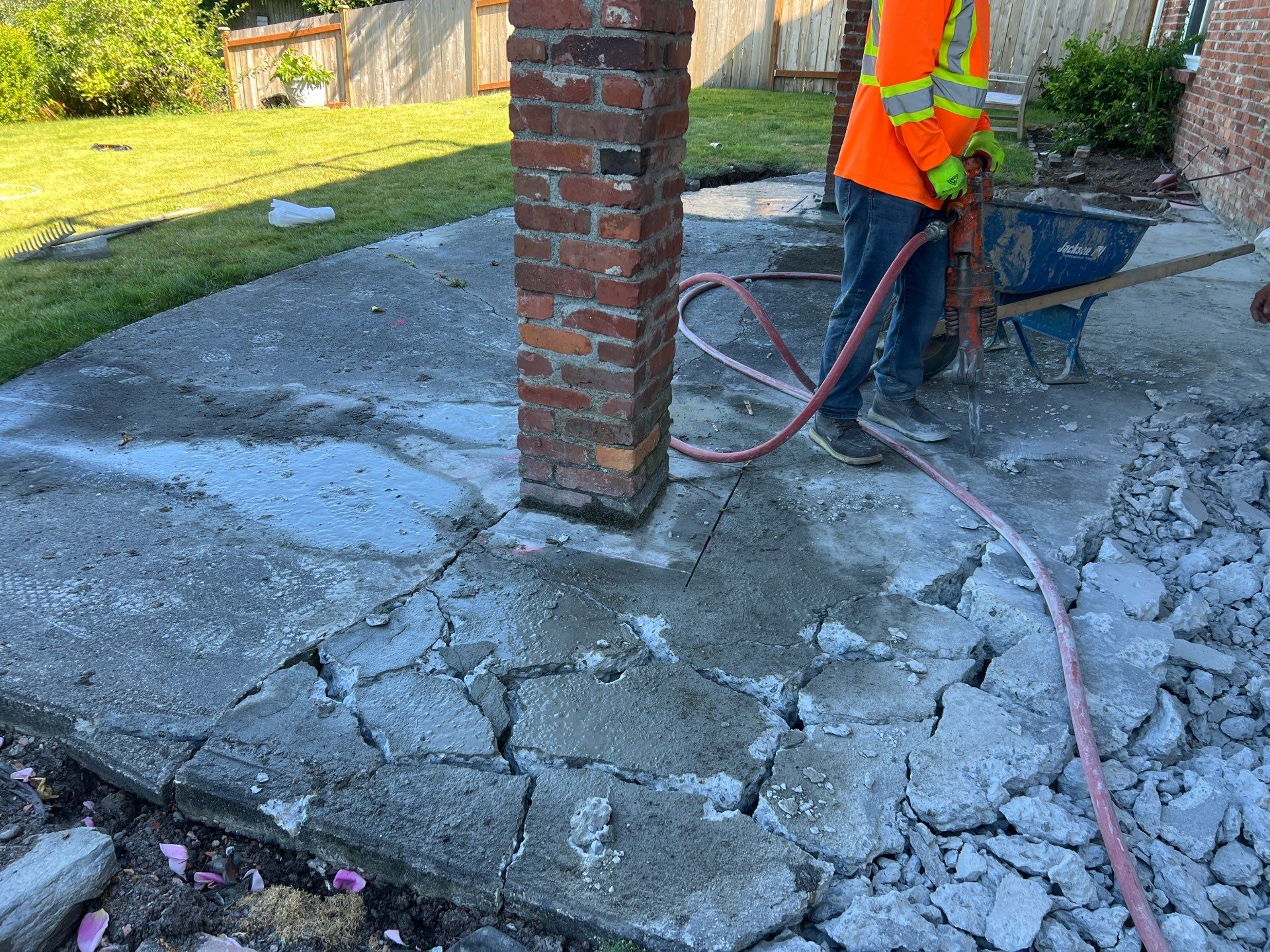 Susan | Concrete Patio by Jireh Asphalt & Concrete Inc 