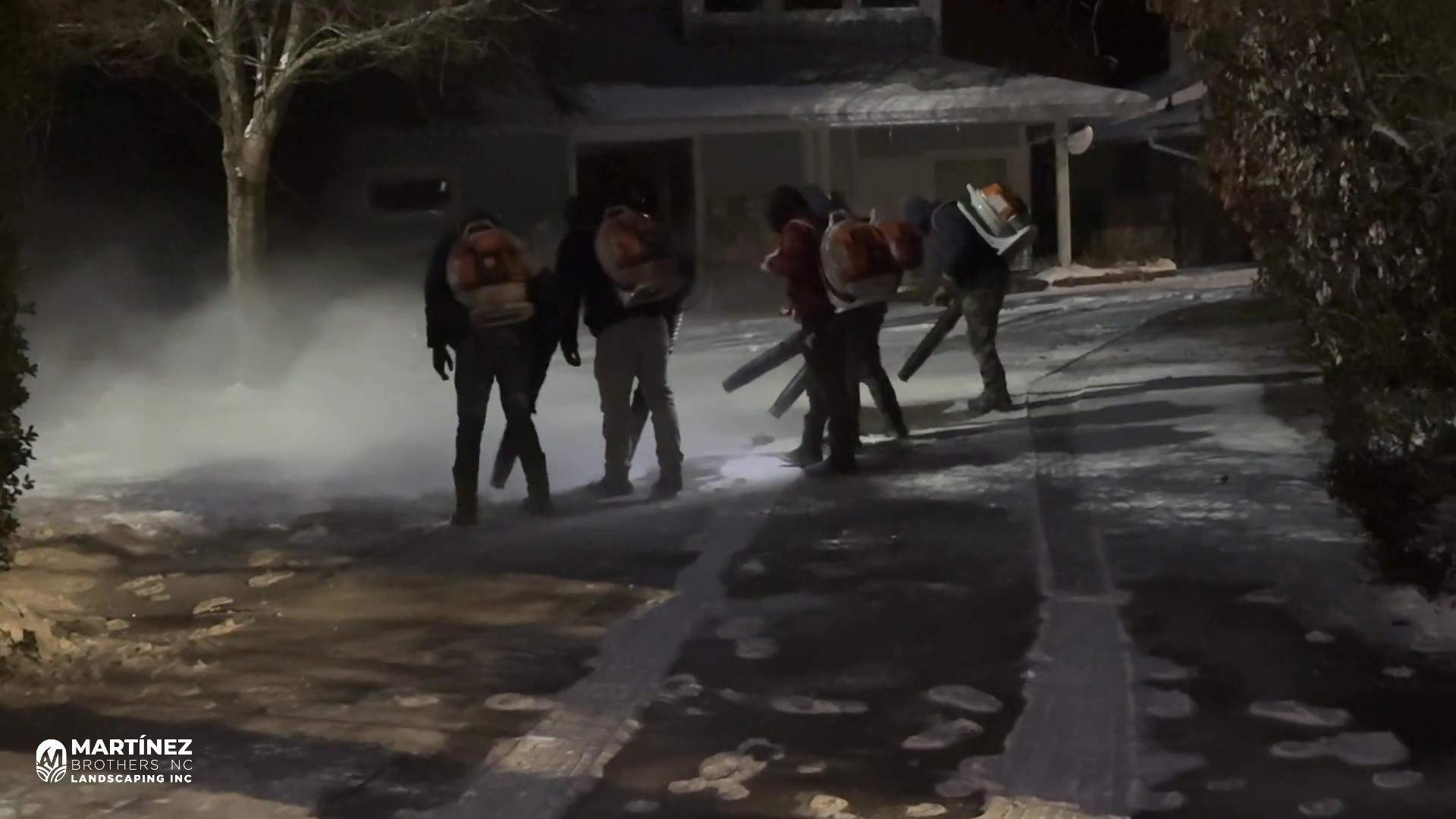 Snow removal from preschool in WESTERVILLE by Martinez Brother’s Nc Landscaping Inc