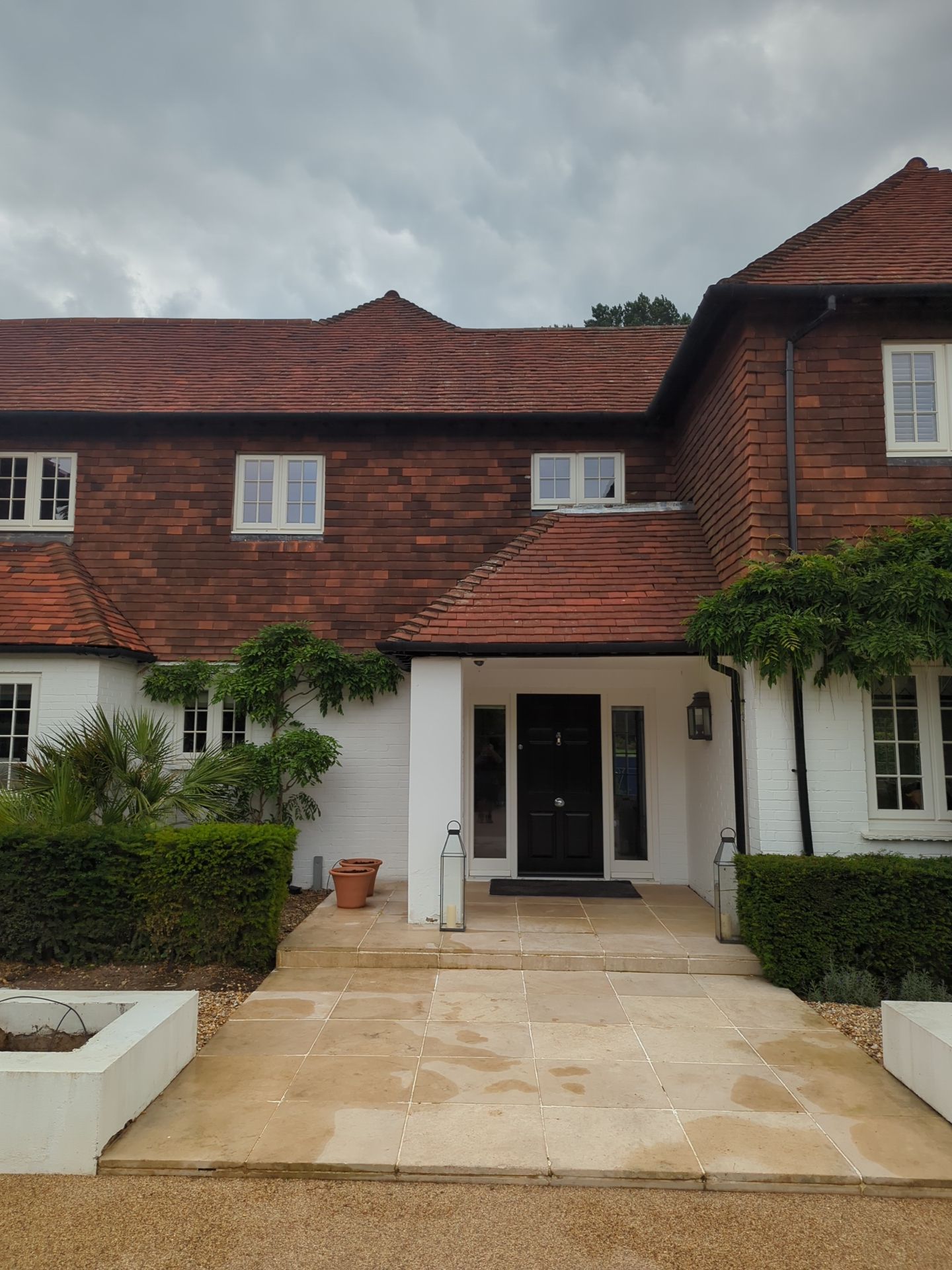 Roof Clean - Biocide Treatment using Honda 15lpm Low Pressure Washing Machine by Ges Exterior Cleaning ltd