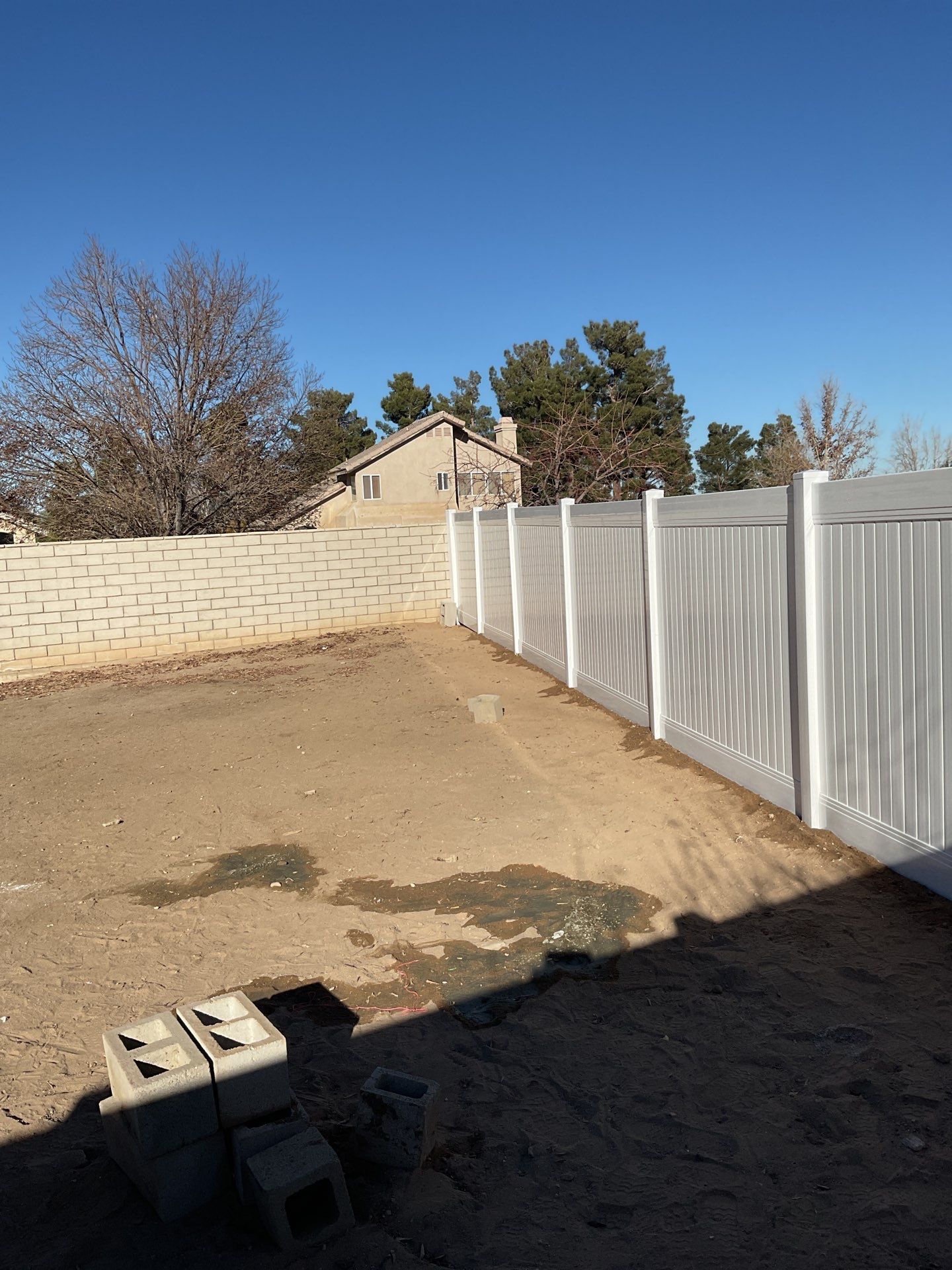 Fence installation using wood by Fence Guys Inc.