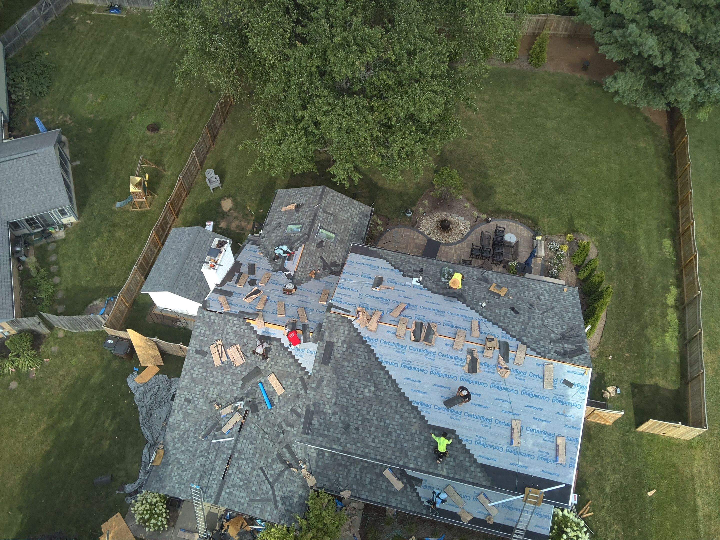 Full Architectural Shingle Roof Replacement for Dayton Home with Skylights by Level Up Roofing and Restoration Services LLC