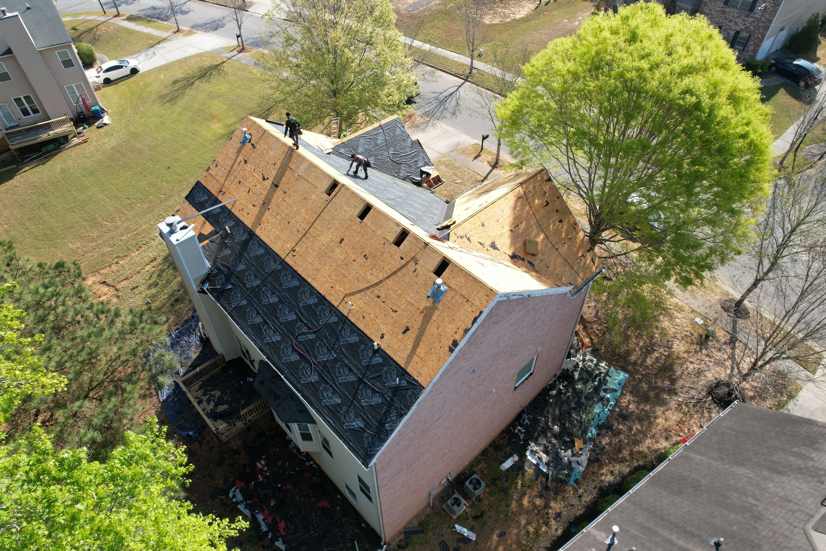 Residential Roofing Installation using Owens Corning Onyx Black by Inspector Roofing and Restoration