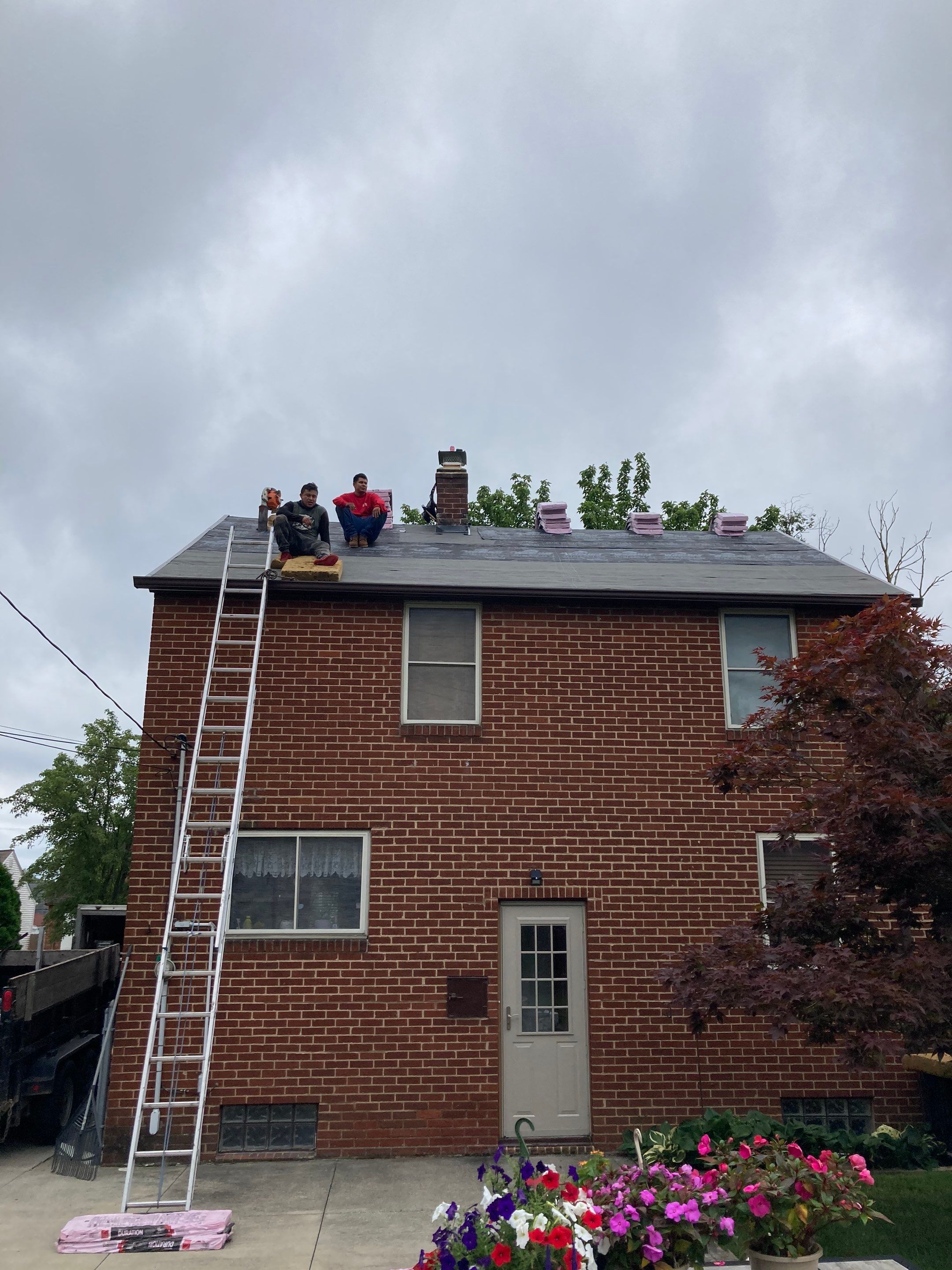 Residential Roof Replacement using Owens Corning Duration, Colonial Slate by Absolute Roofing and Construction