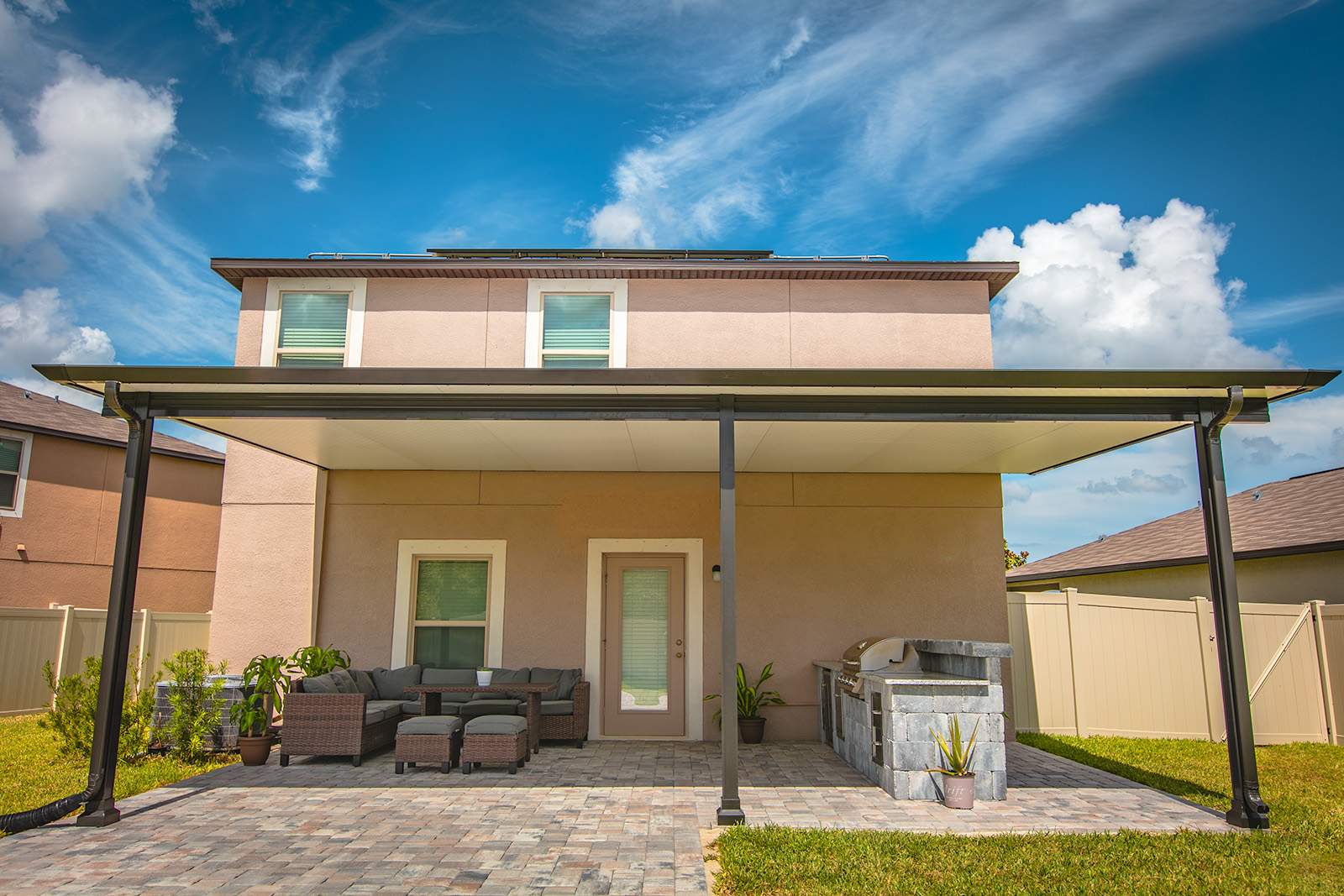 Patio covers  using Renaissance patio covers by Orlando pergolas 