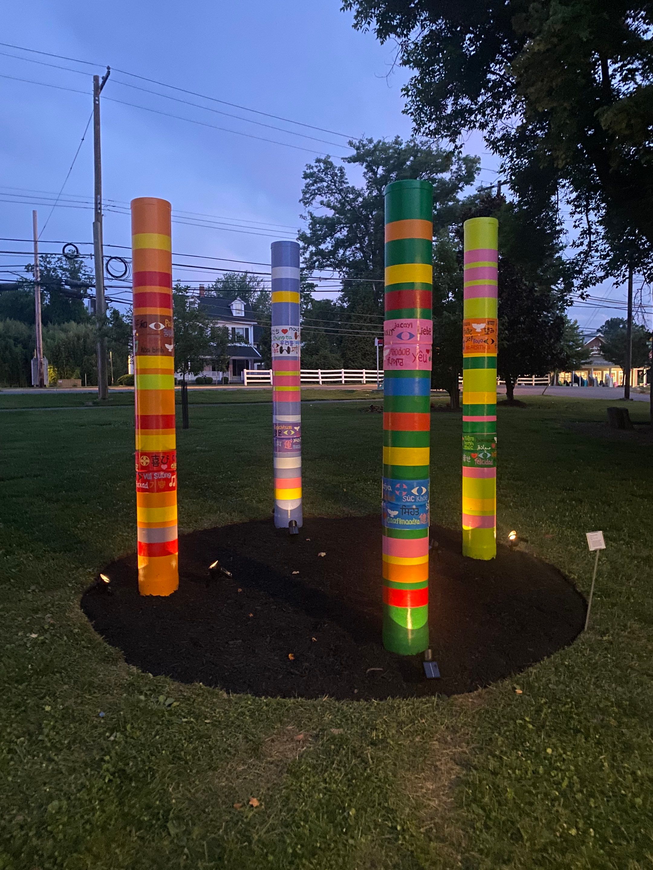 Indoor & Outdoor Art Installation by The Smet Companies, LLC