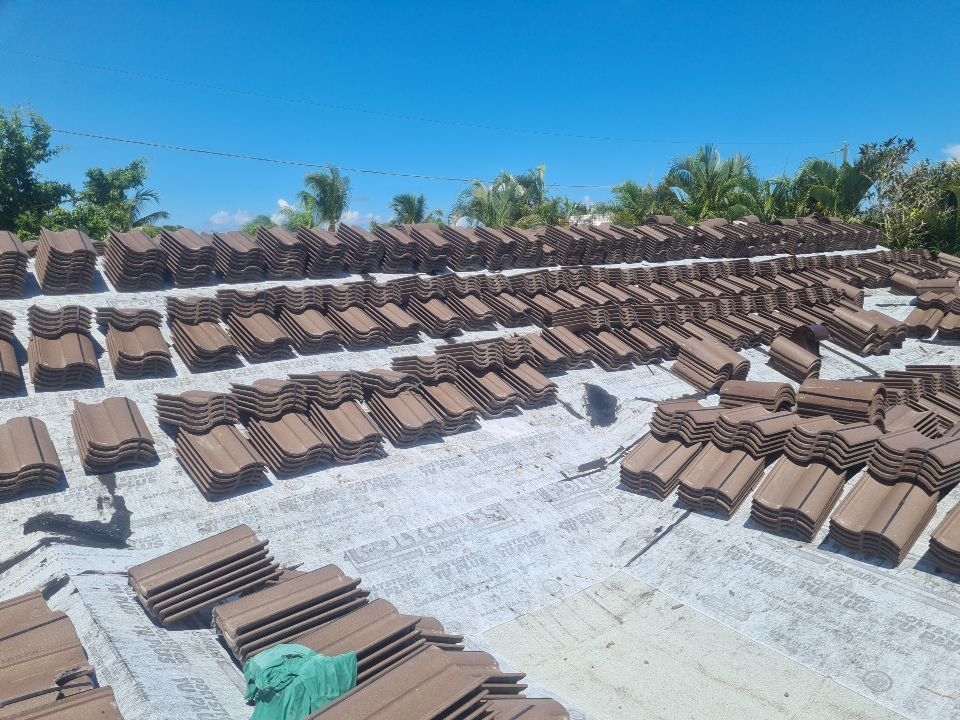 Residential Roofing Installation using Eagle Roofing Tile by BLUES BROTHERS ROOFING