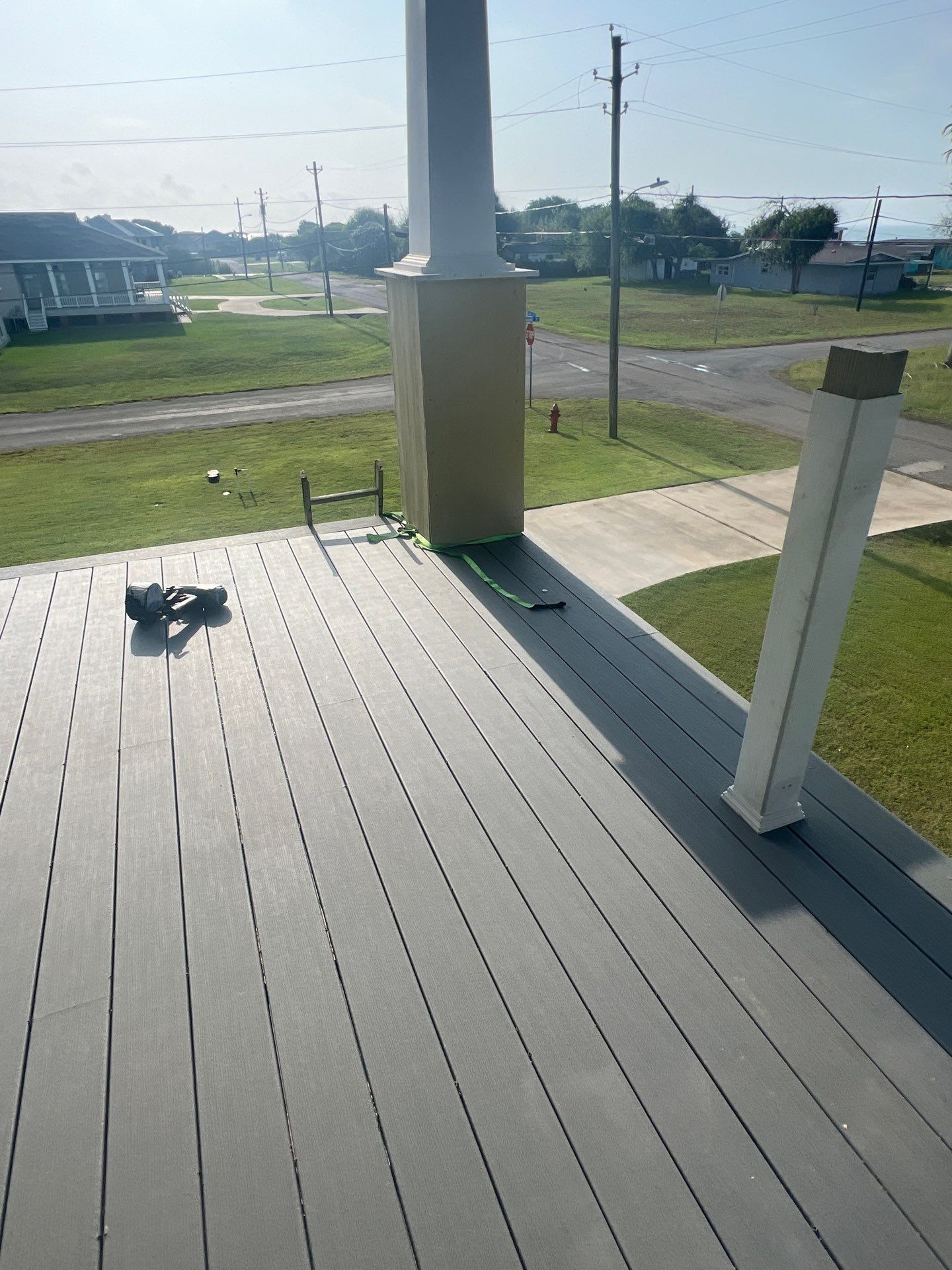 Portland Shore Porch Build by Bayfront Roofing and Construction