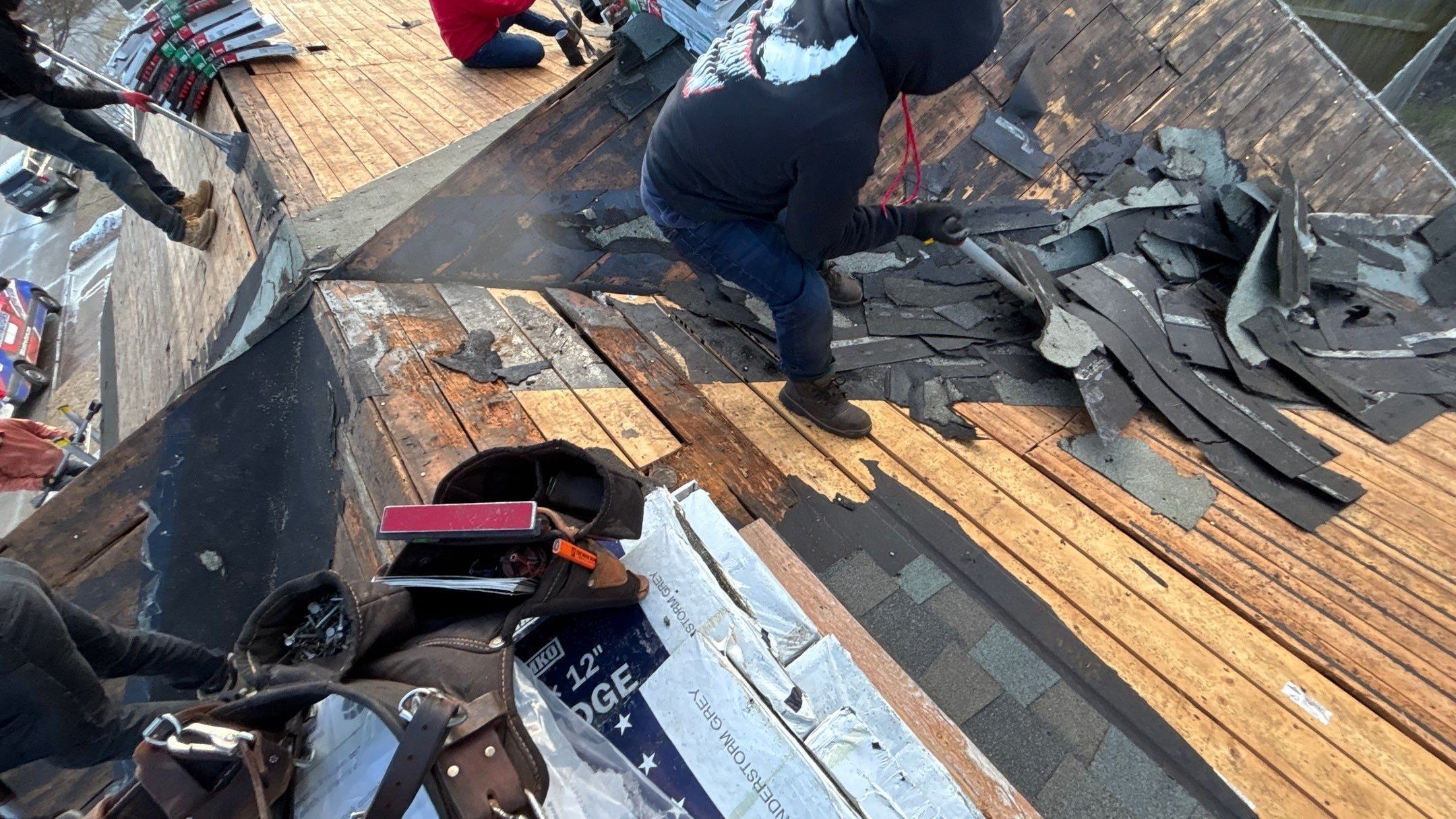 Roof Replacement using TK Thunderstorm Gray by 180 Contractors