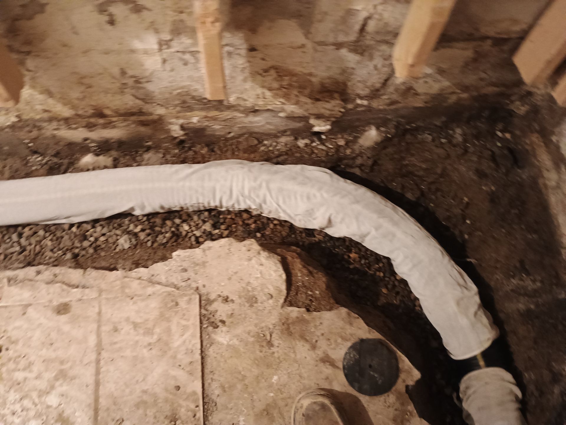 Drain Tile in Minneapolis for Kristen & Taylor by Waterproofing Northeast