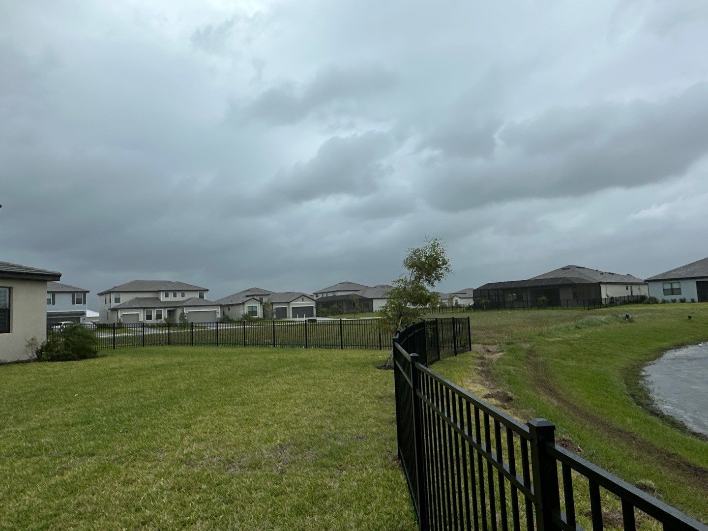 Aluminum Fence Installation using Black 3 Rail Aluminum Fence by Asap fence and gates, LLC