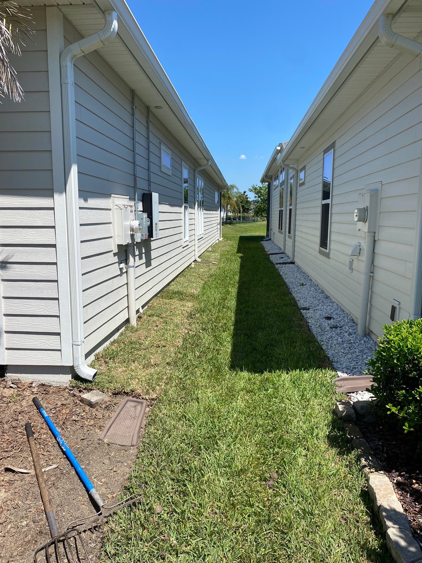 Residential | Clean-up, Sod and Rock Installation by ProGreen Services
