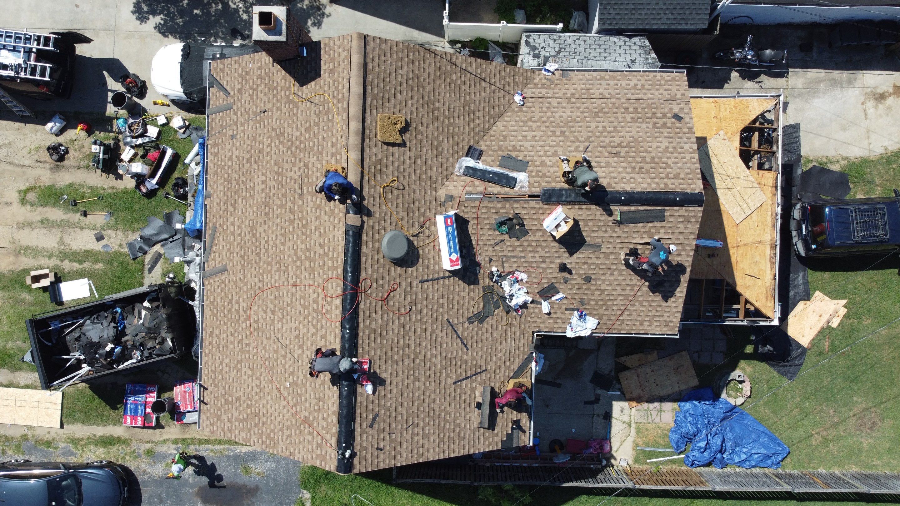 Residential Roofing Installation using GAF Timberline HDZ by Matter Roofing & Construction