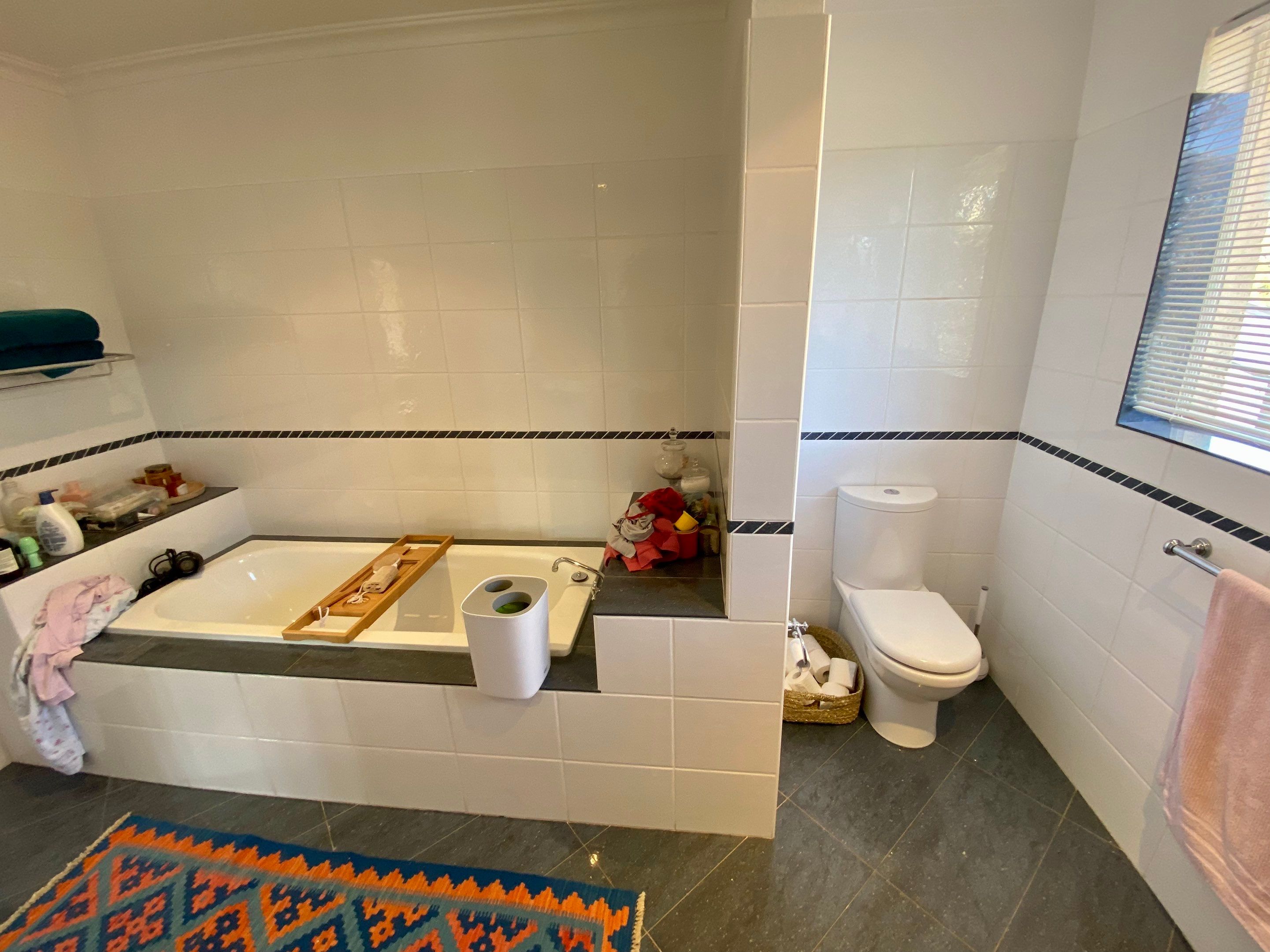 Bathroom Renovation using XROCK 36W White natural 300 x 600 by Re-seal Bathrooms