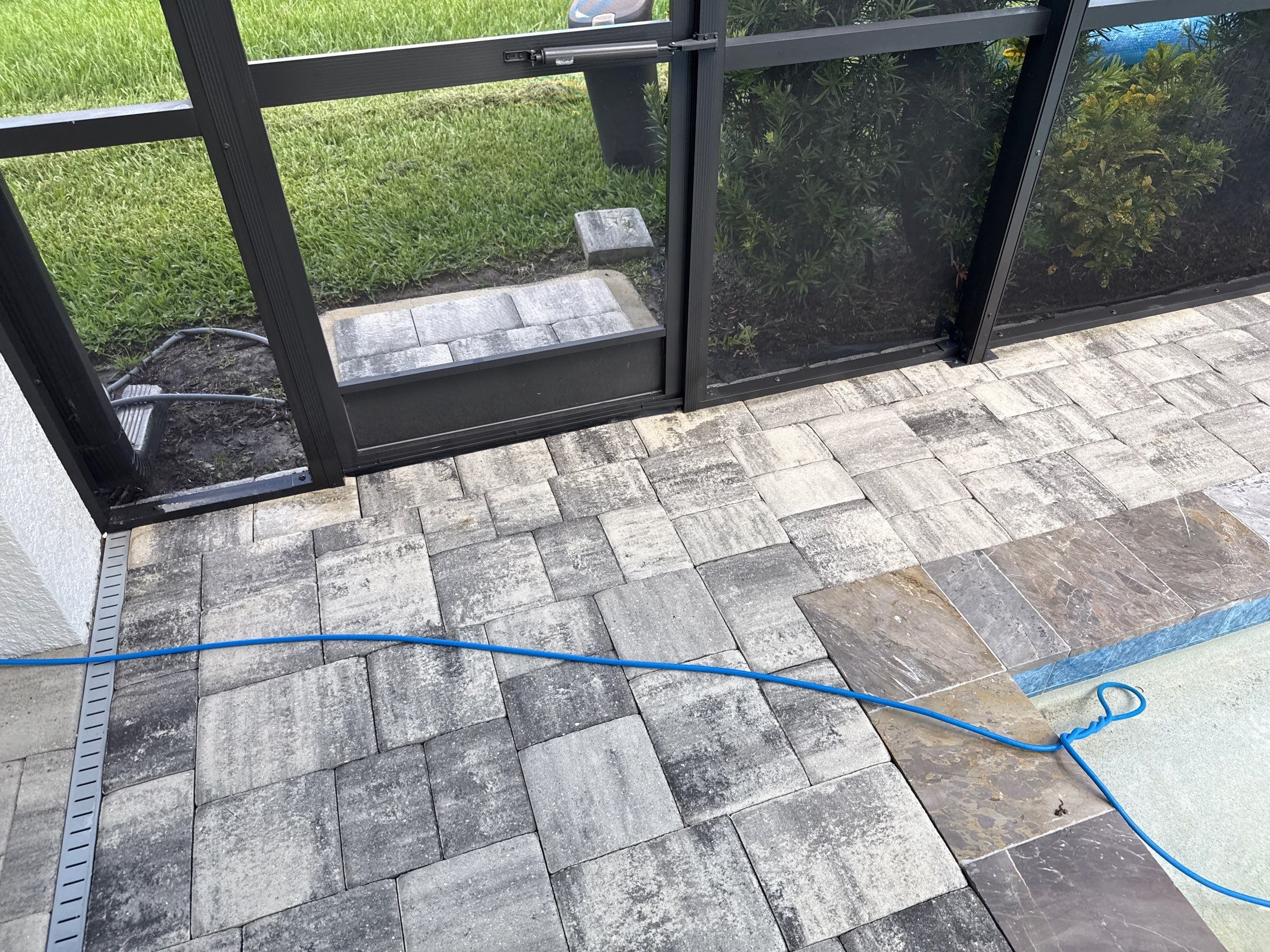 Paver Pool Deck & Screen Enclosure Cleaning – North River Ranch, Parrish, FL by Sunshine AquaWash