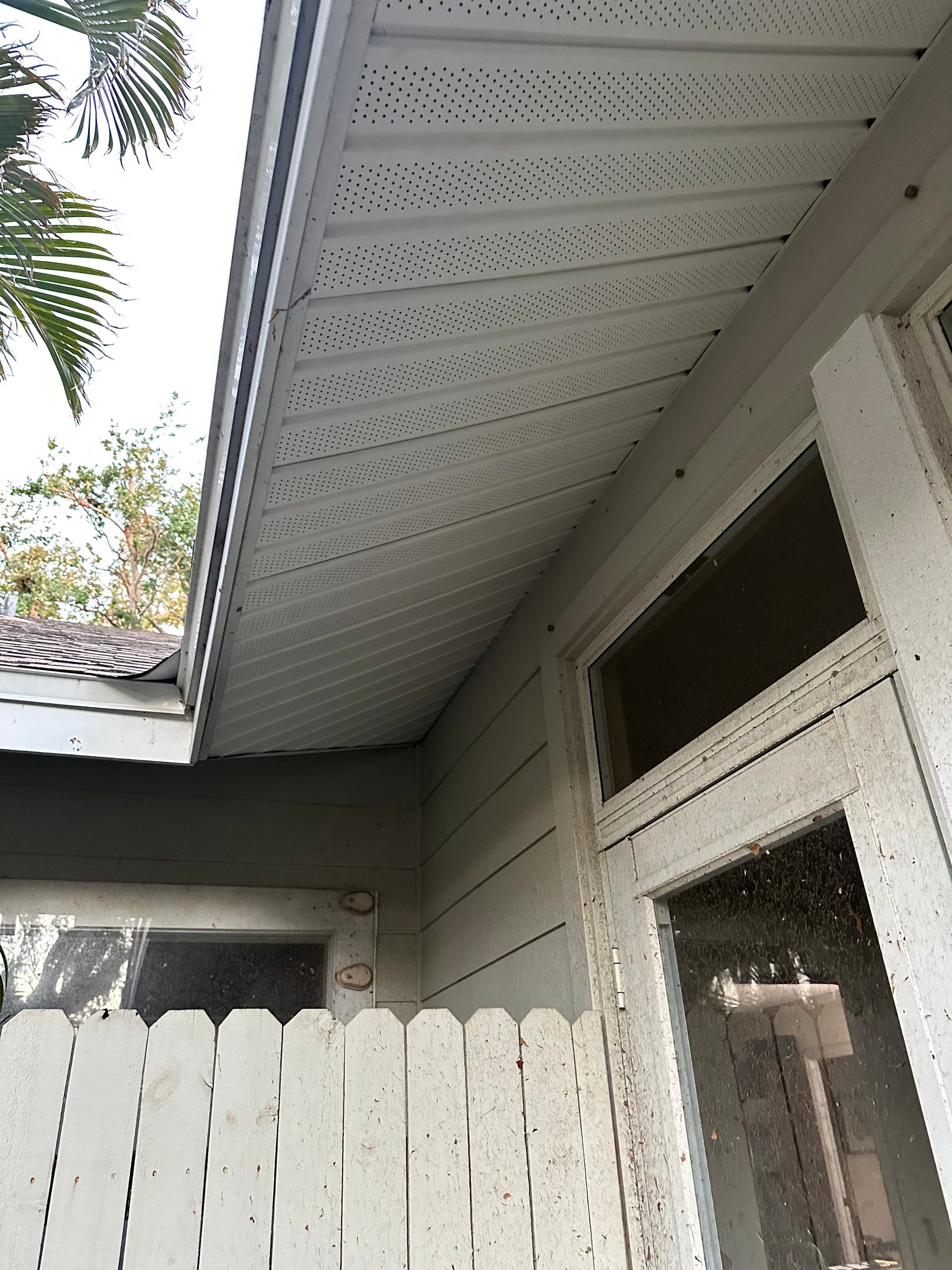 Replace All Soffit in the House in Sarasota FL by Gutter Professors