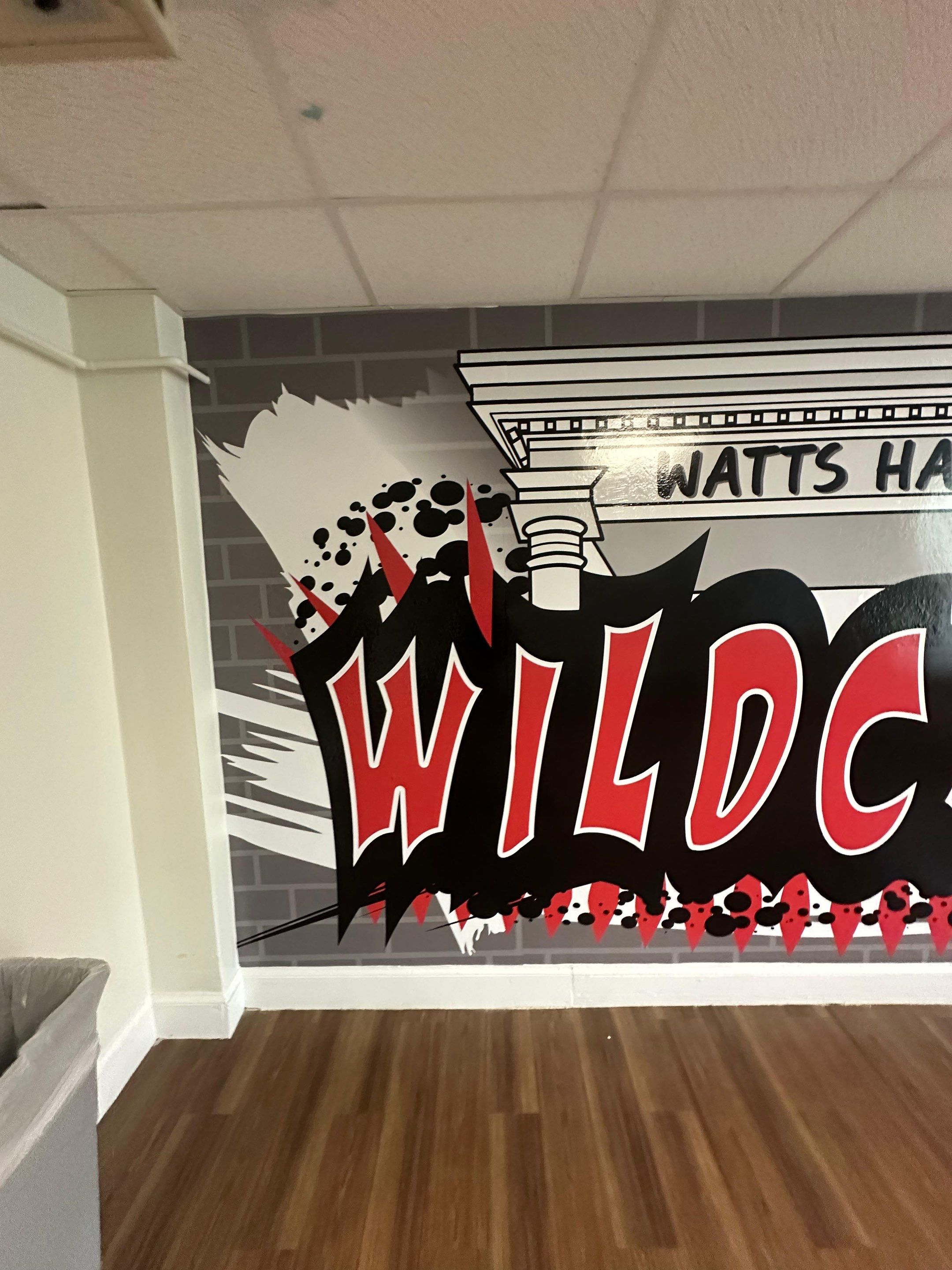 Davidson College - Interior Wall Graphic Installation by QC Signs and Graphics