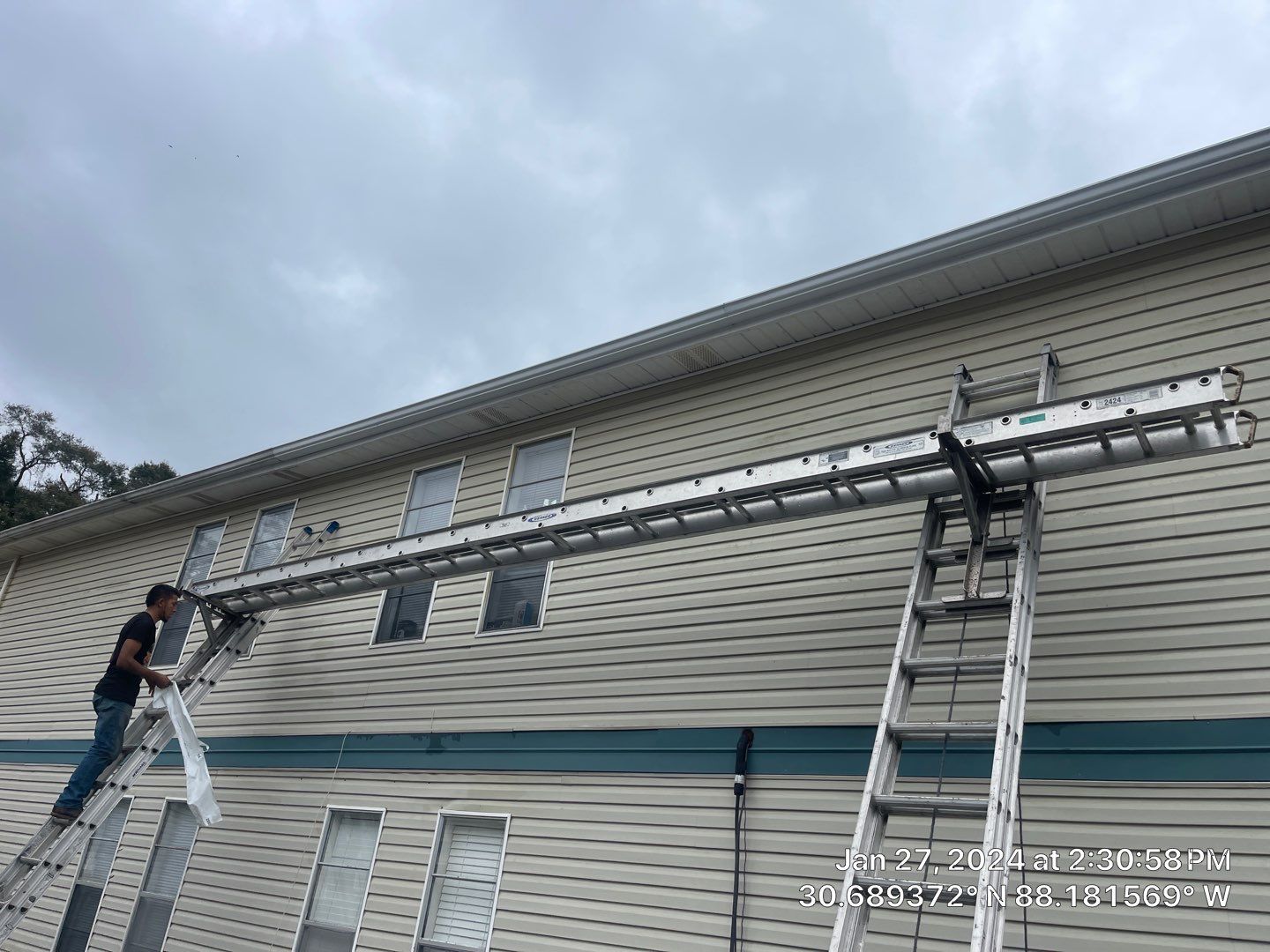 Robin Woods Apts. Bldg. D - Exterior Repairs by American Roofing & Construction LLC