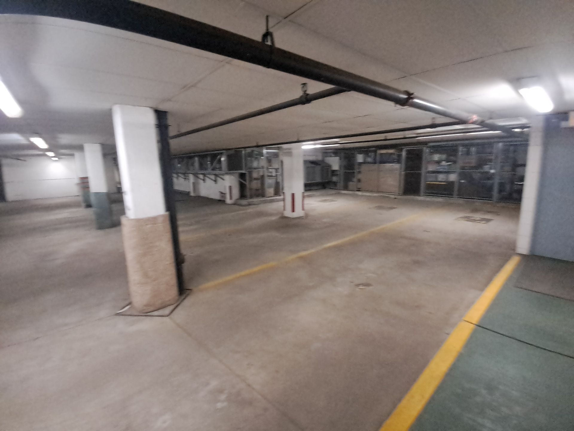 Parking Garage Sweeping & Concrete Deep Cleaning by Northern Power Washing LLC.
