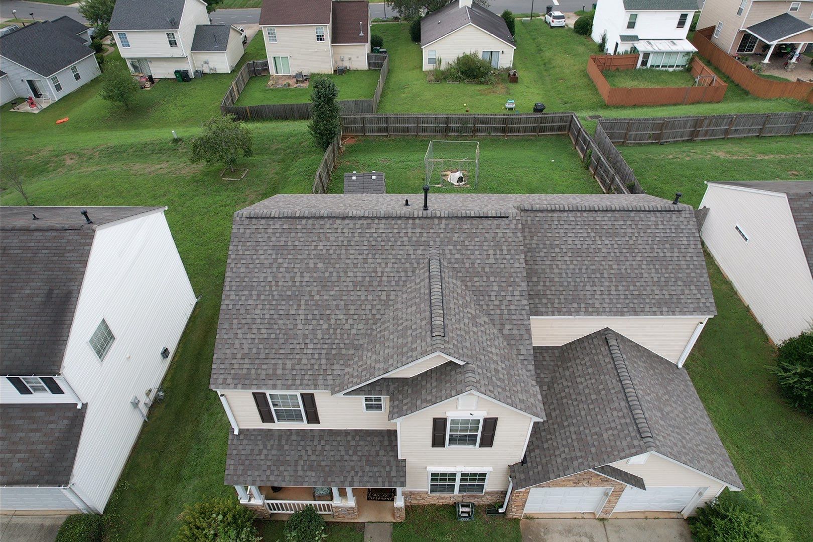 Worked with insurance for this project in Charlotte by Best Roofing Now LLC
