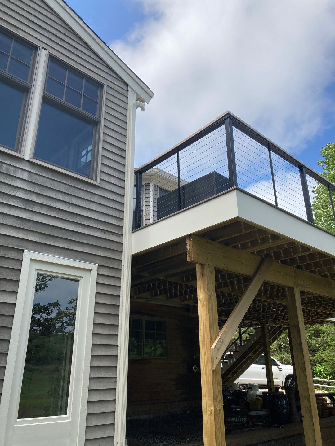 6" Leaf Relief K-Style Gutter installation in Eastham, Ma by Gutter Pro Enterprises