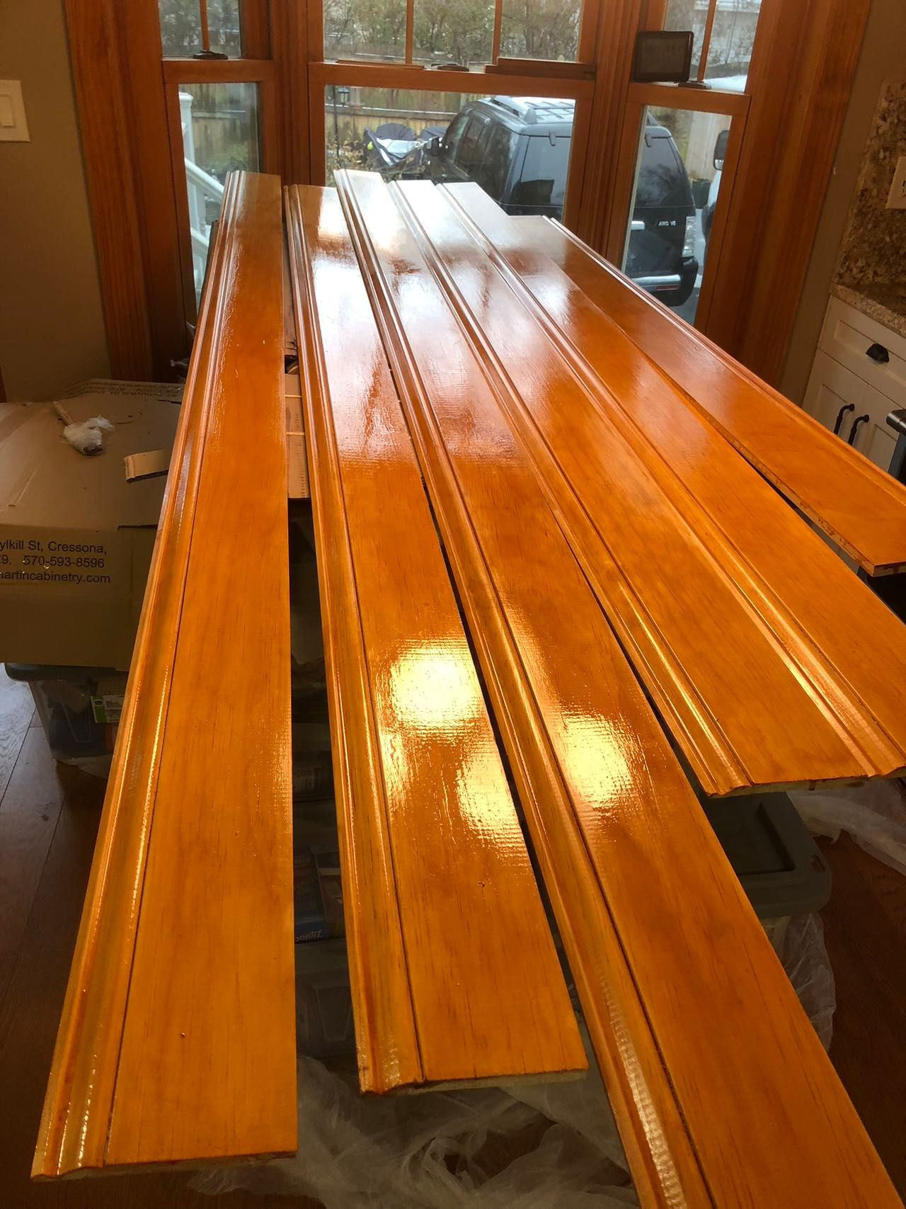 Kitchen Remodel using St. Martin Cabinetry by Custom Design Carpentry Inc
