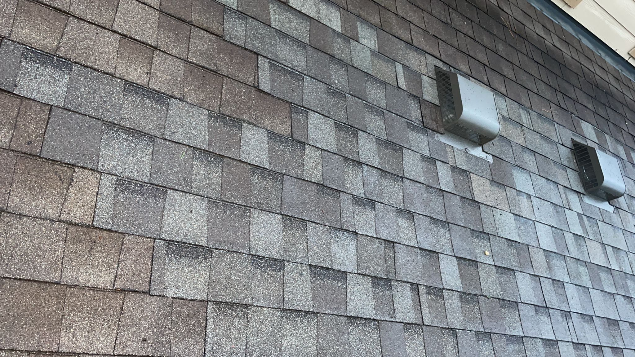 Hail Damage using Owen's Corning Duration (Lifetime) Shingles by Roof Repair Company