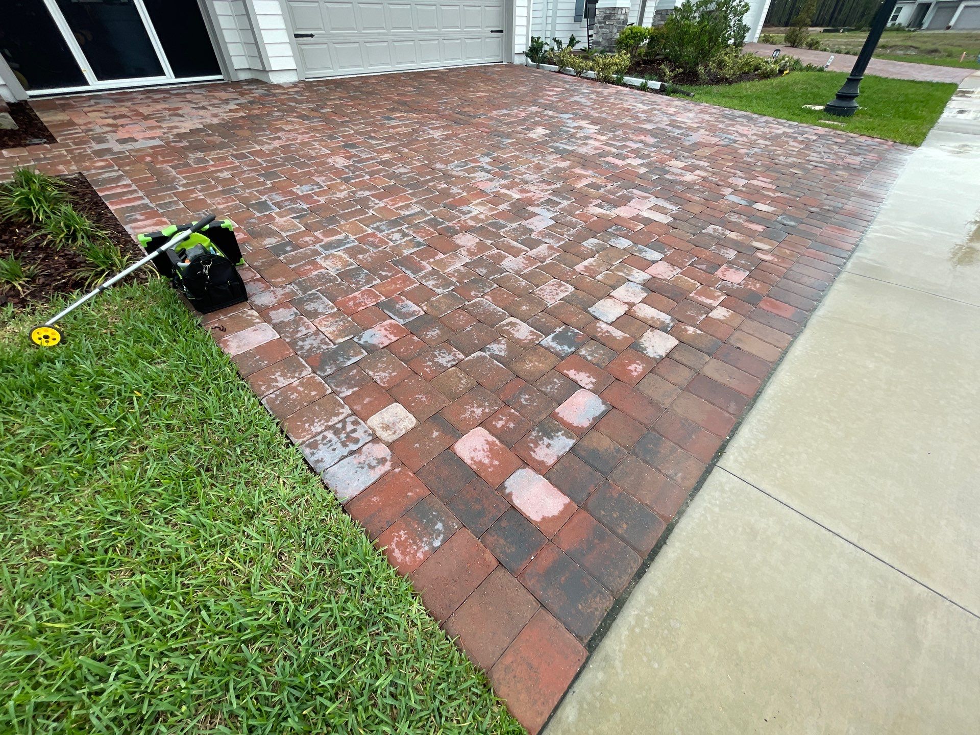 Pavers using Concrete Sealant and PolySand by DuraSeal