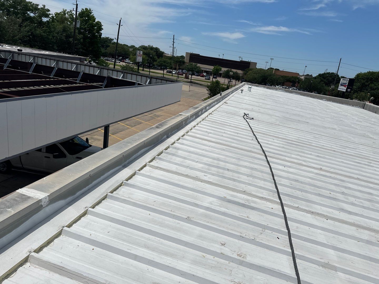 Commercial Roofing Repair using Metal by Roof Repair Company