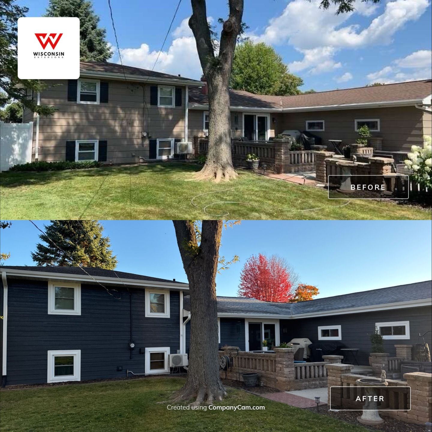 Full Exterior Siding and Gutter Replacement in Green Bay by Wisconsin Exteriors