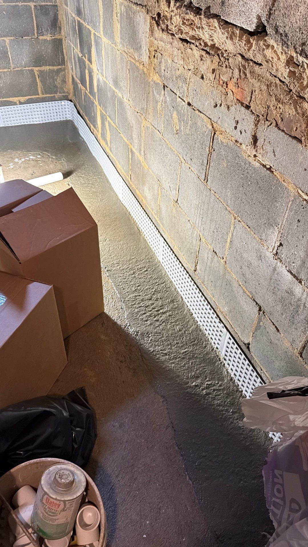 Interior French Drain South Amboy, NJ by Pure Service Pro, LLC 