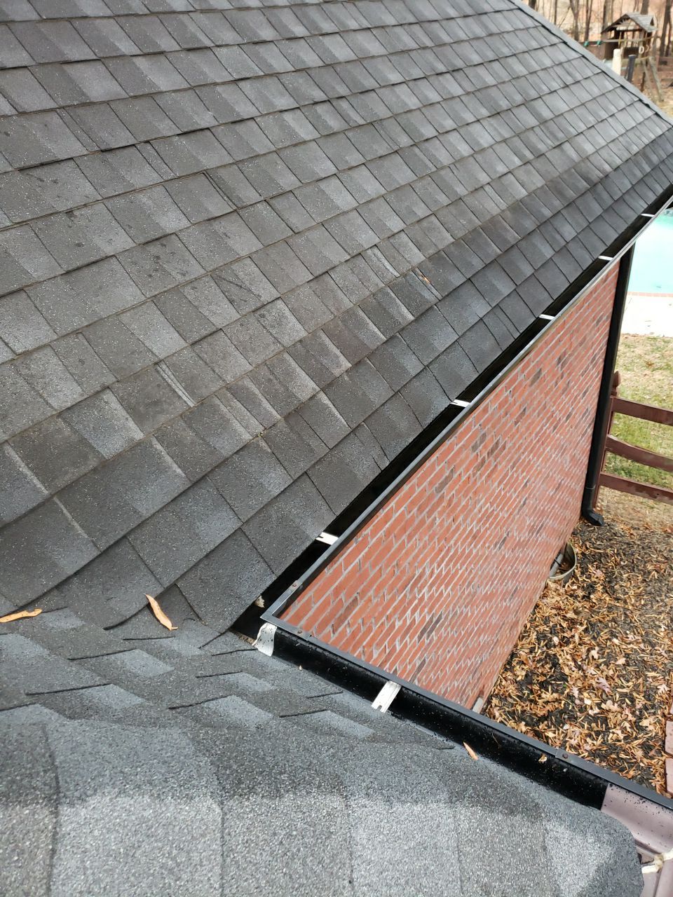 Gutter Cleaning using water by Power Wash Masters LLC