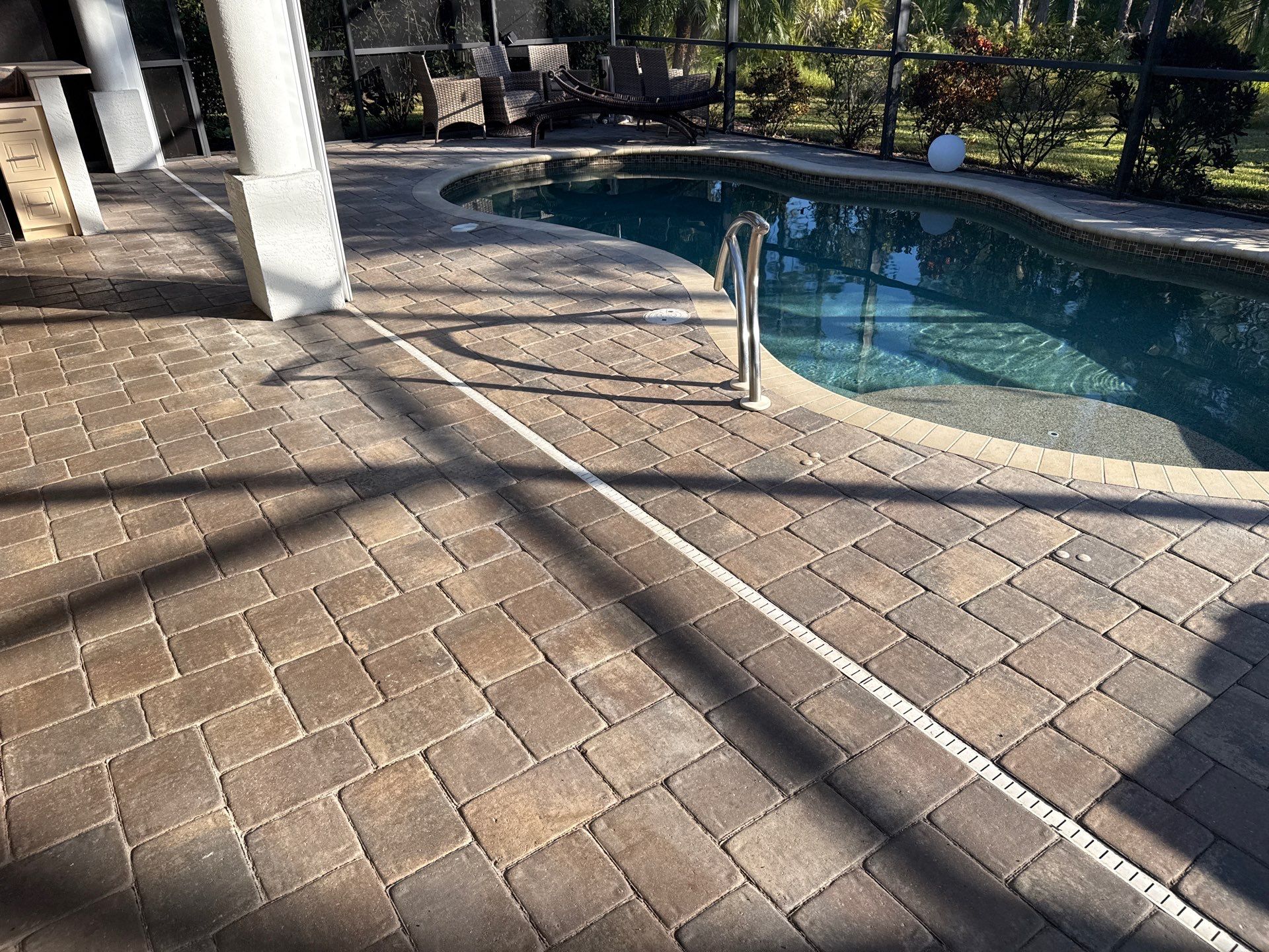 Flat Tile Roof, Paver Pool Deck & Driveway Cleaning | Cove at Twin Rivers, Parrish FL by Sunshine AquaWash