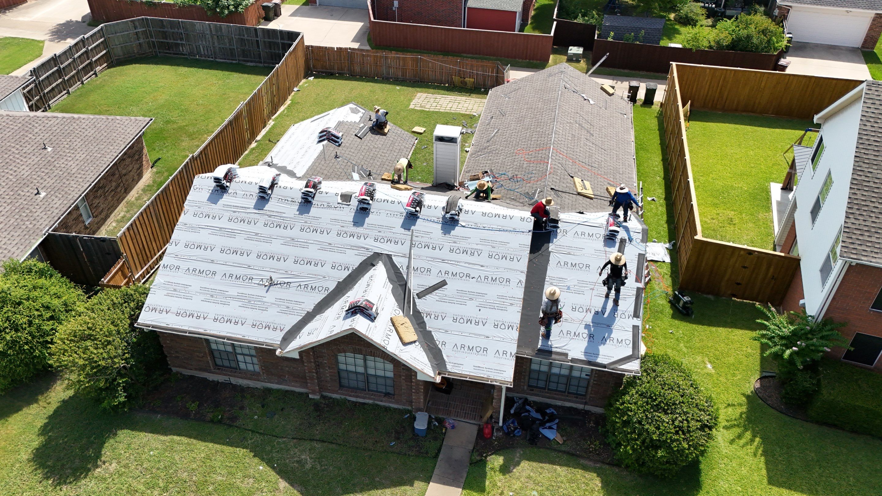 Complete Storm Restoration and Architectural Shingle Roof Replacement in Plano by Armor Roofing | Exteriors