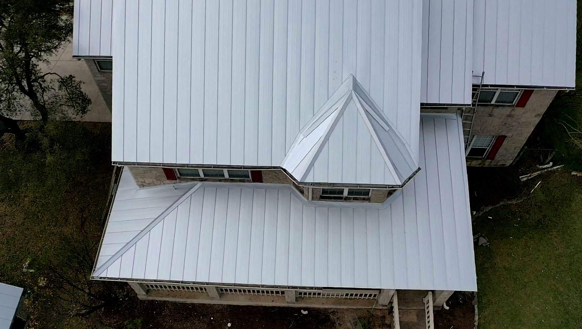 Residential Metal Roof Installation using McElroy Metal by Premier Roofing and Contracting