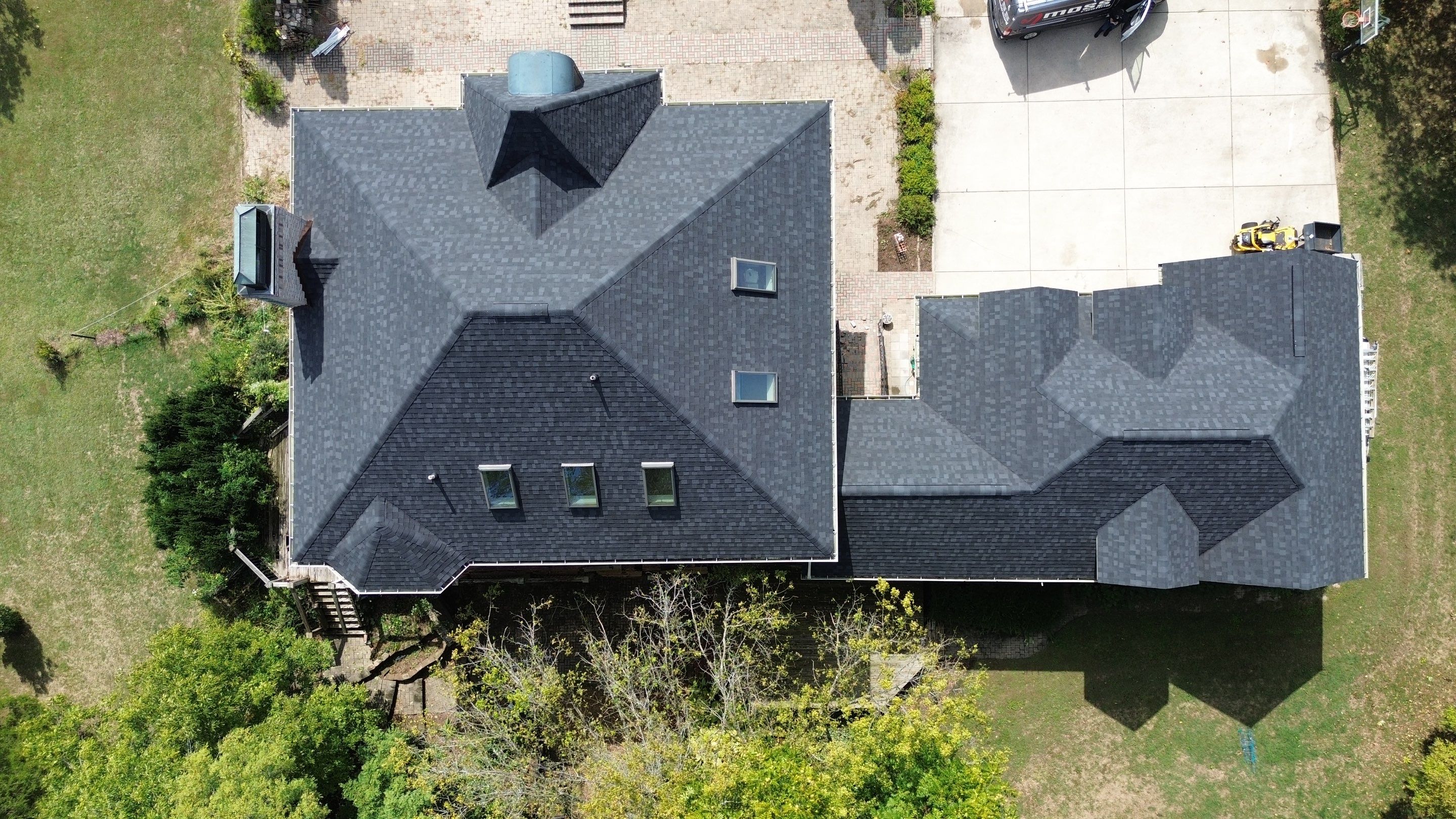 Project in Martinsville by Moss Roofing
