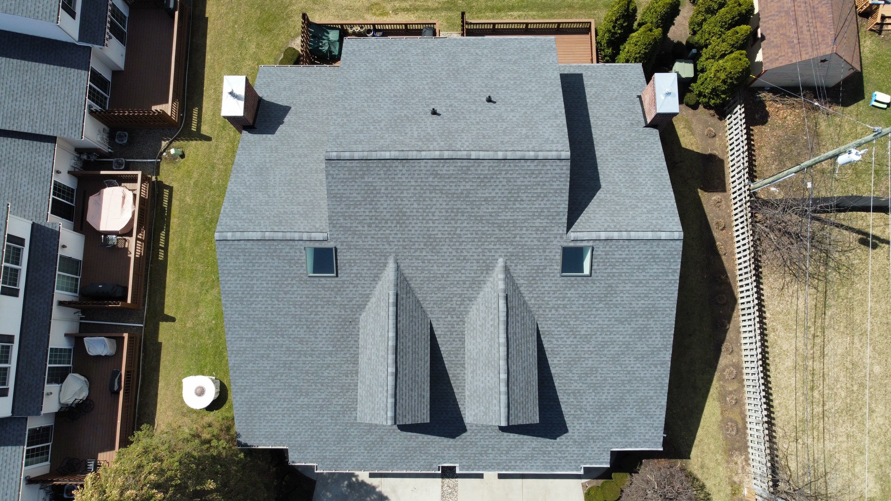 Condo Association Roof Replacement using GAF Shingles by Bloomfield Construction & Restoration