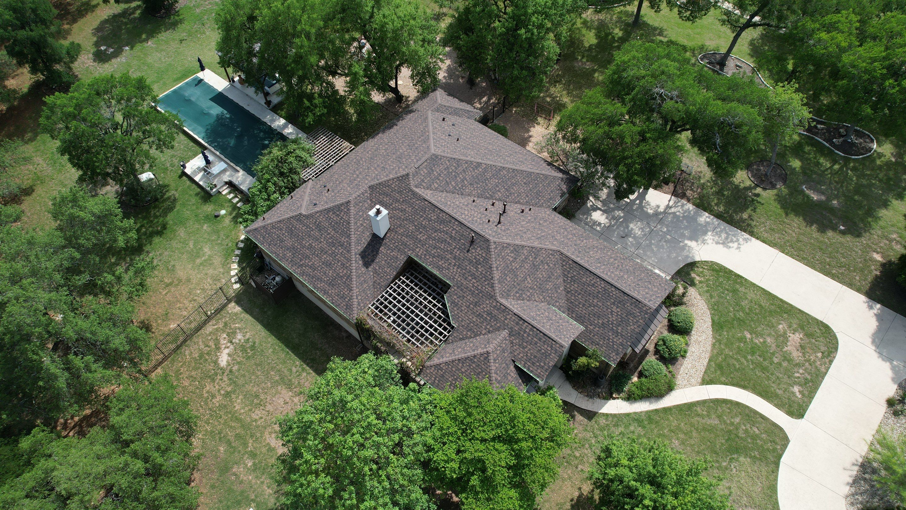 Residential Roofing Installation using IKO Nordic Class 4 - Shadow Brown by Sky High Roofing