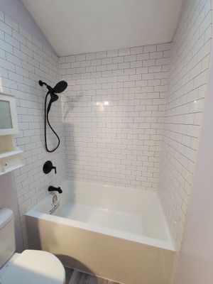 Bathroom Remodel using Bathtub