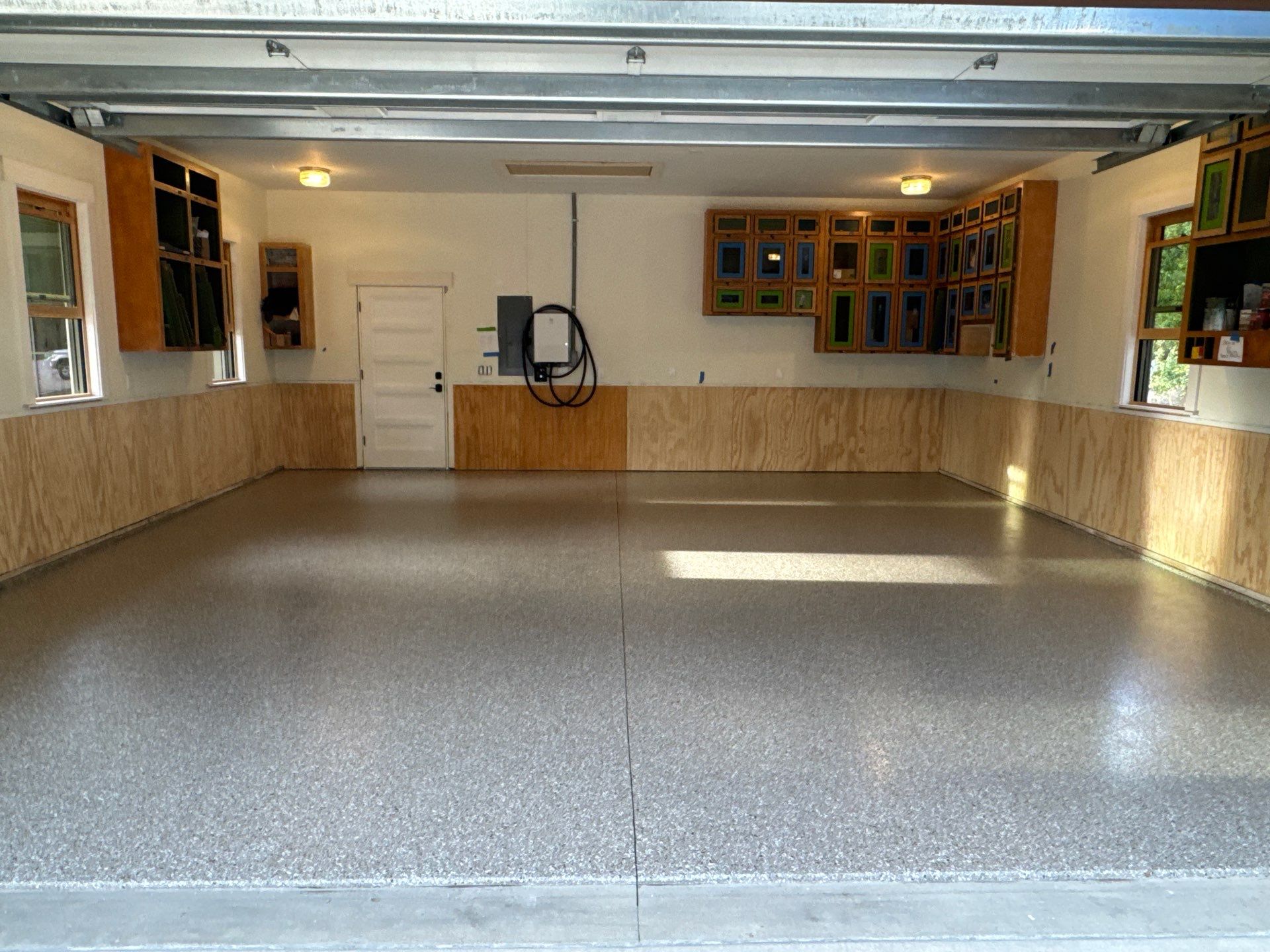 Garage in Pebble Beach by Cross Creek Concrete Coatings