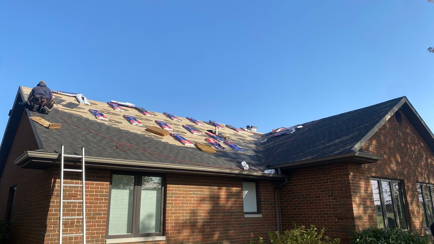 Residential Roofing Installation using GAF Timberline HDZ Appalachian Sky by Nitro Roofing and Construction