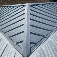 24ga 1.5" Mechanical Seam Mill Finish by Total Roofing System The Metal Roof Experts