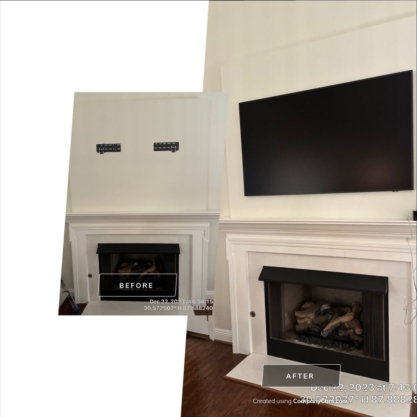 Before & After Transformations by Hangman Mounting & Installation 