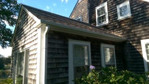 Fiberglass Gutter Installation in Falmouth, MA by Gutter Pro by Gutter Pro Enterprises