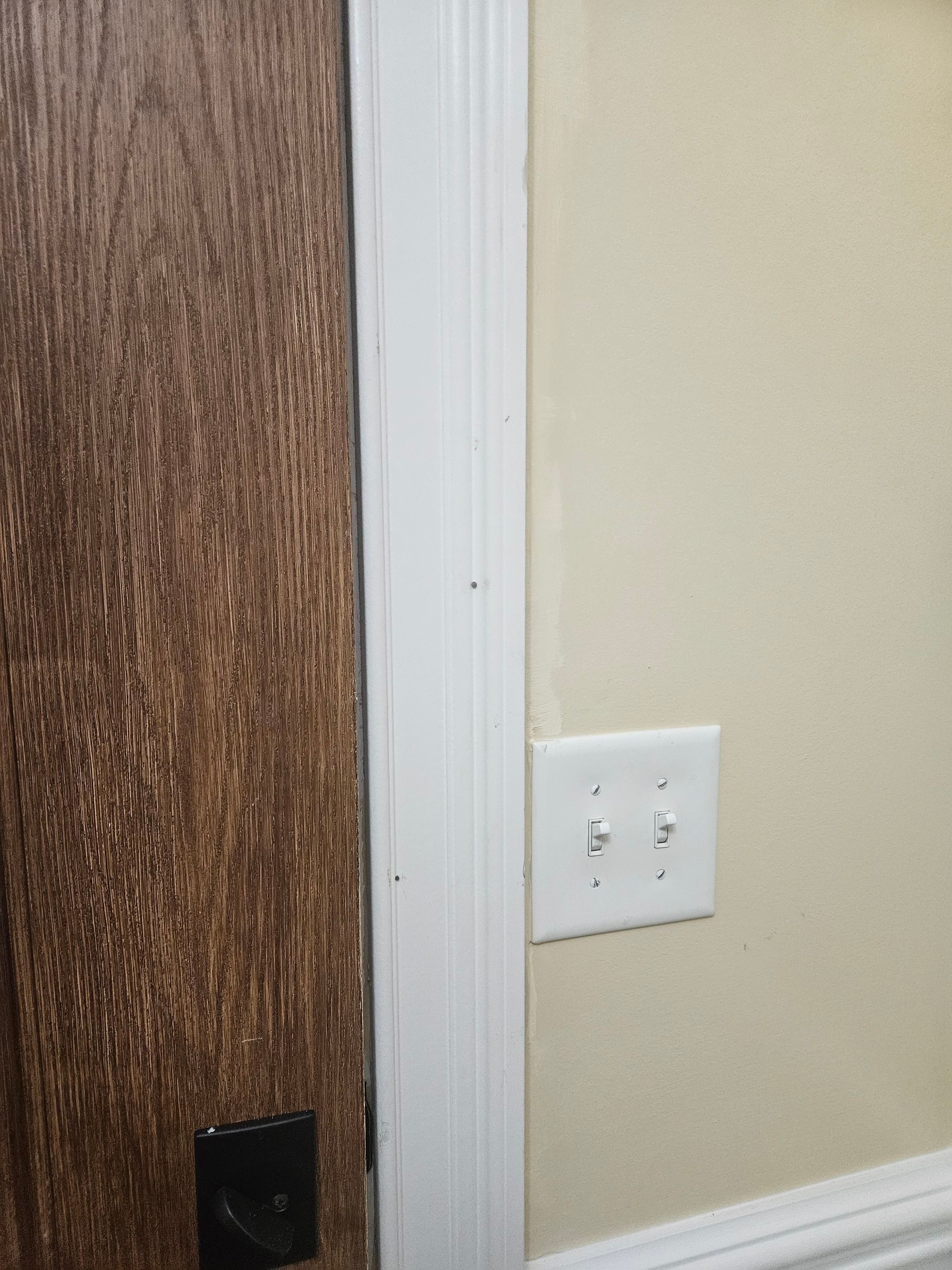 Drywall/door/frame repair and towel hanger installation by Swift Signings and Services LLC