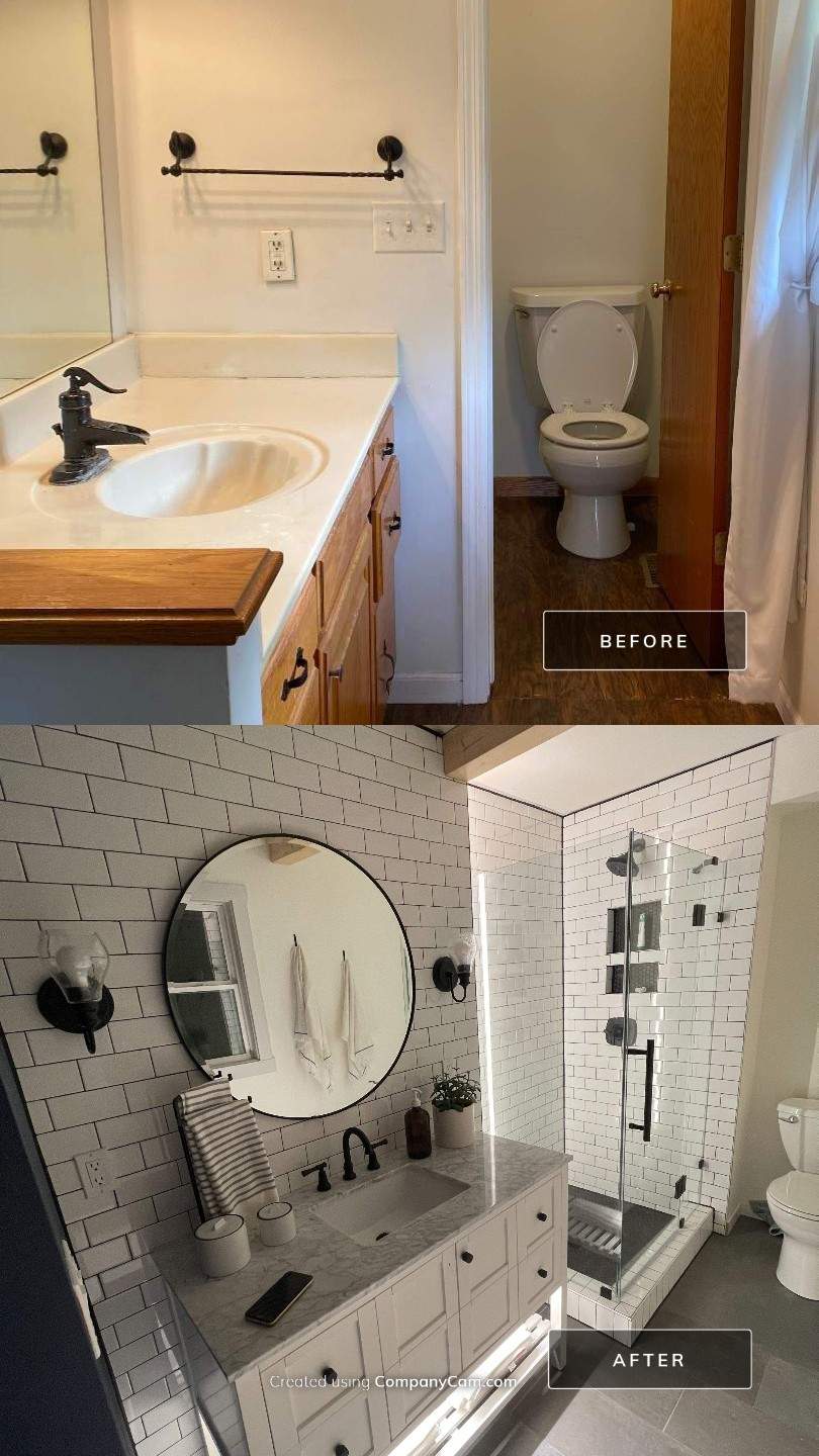 Louisville Master Bathroom Remodel by Bennett Home Improvement LLC