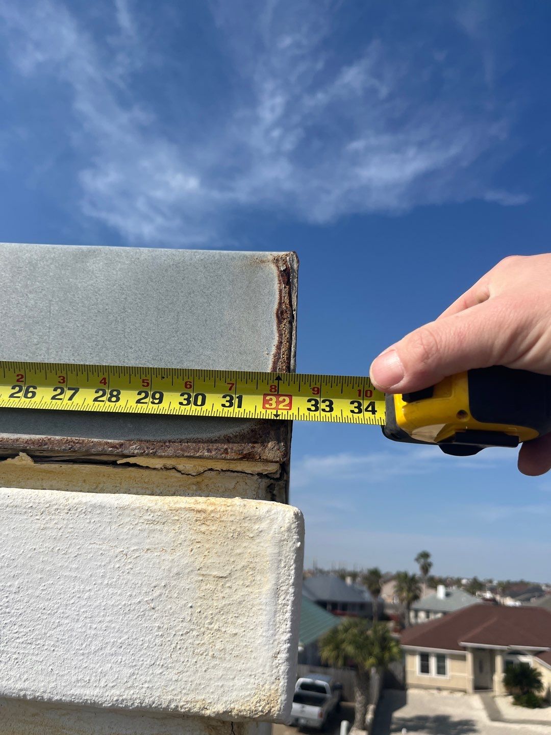 Chimney Cap Replacement  using Custom Fabricated Steel by Lighthouse Roofing
