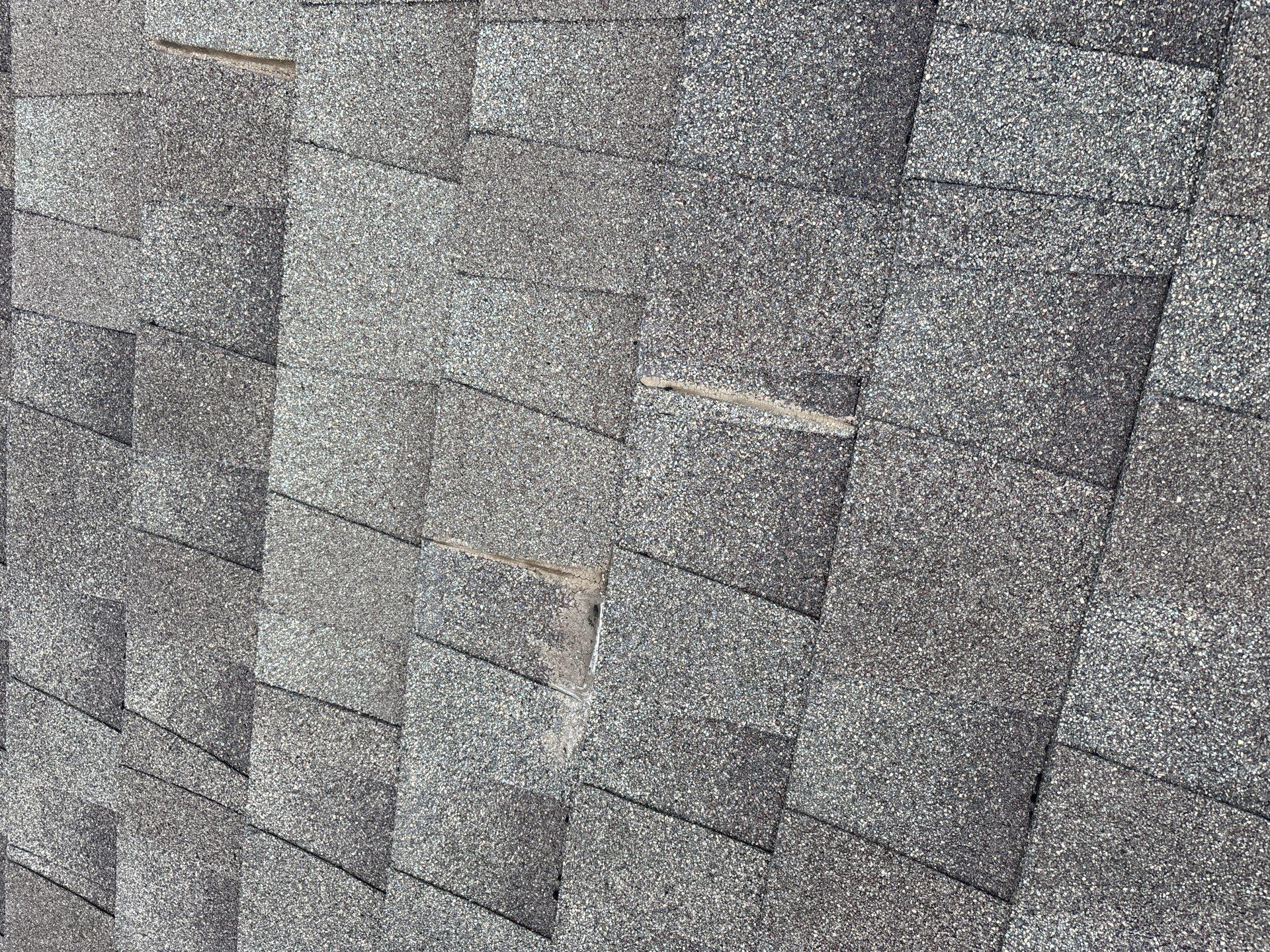 Hail Damage using Owen's Corning Duration (Lifetime) Shingles by Roof Repair Company